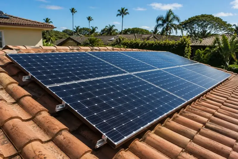 Installation de panneaux solaires à Bouhet